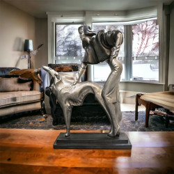 Statue "Dame au chien"