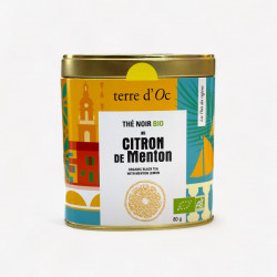 Citron de Menton thé noir bio