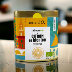Citron de Menton thé noir bio