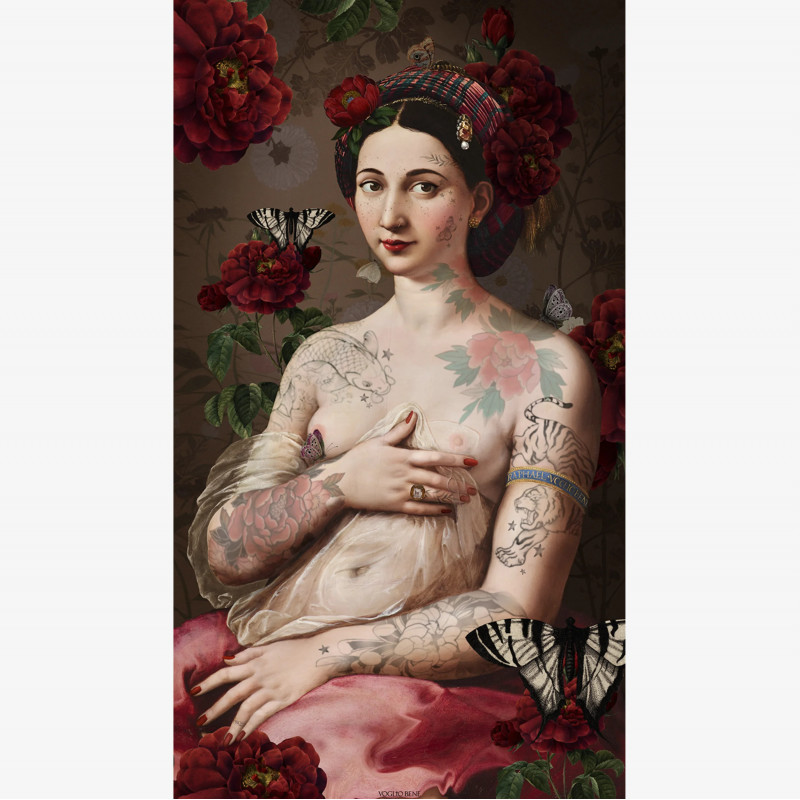 Tenture "La Fornarina"