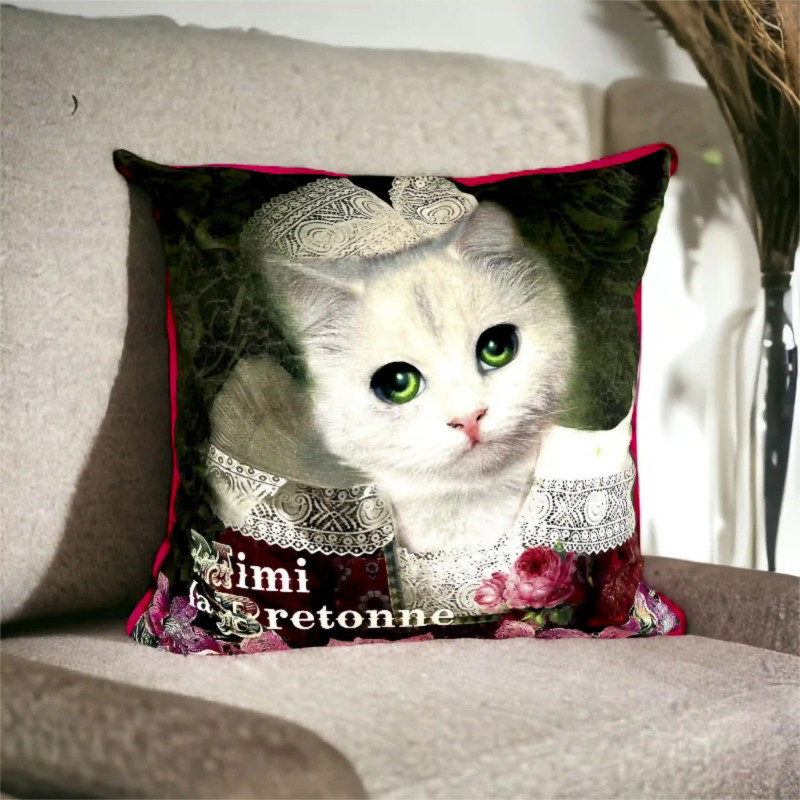 Coussin "Mimi la Bretonne"