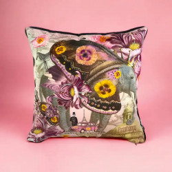 Coussin "Eléphant rue de Rivoli"